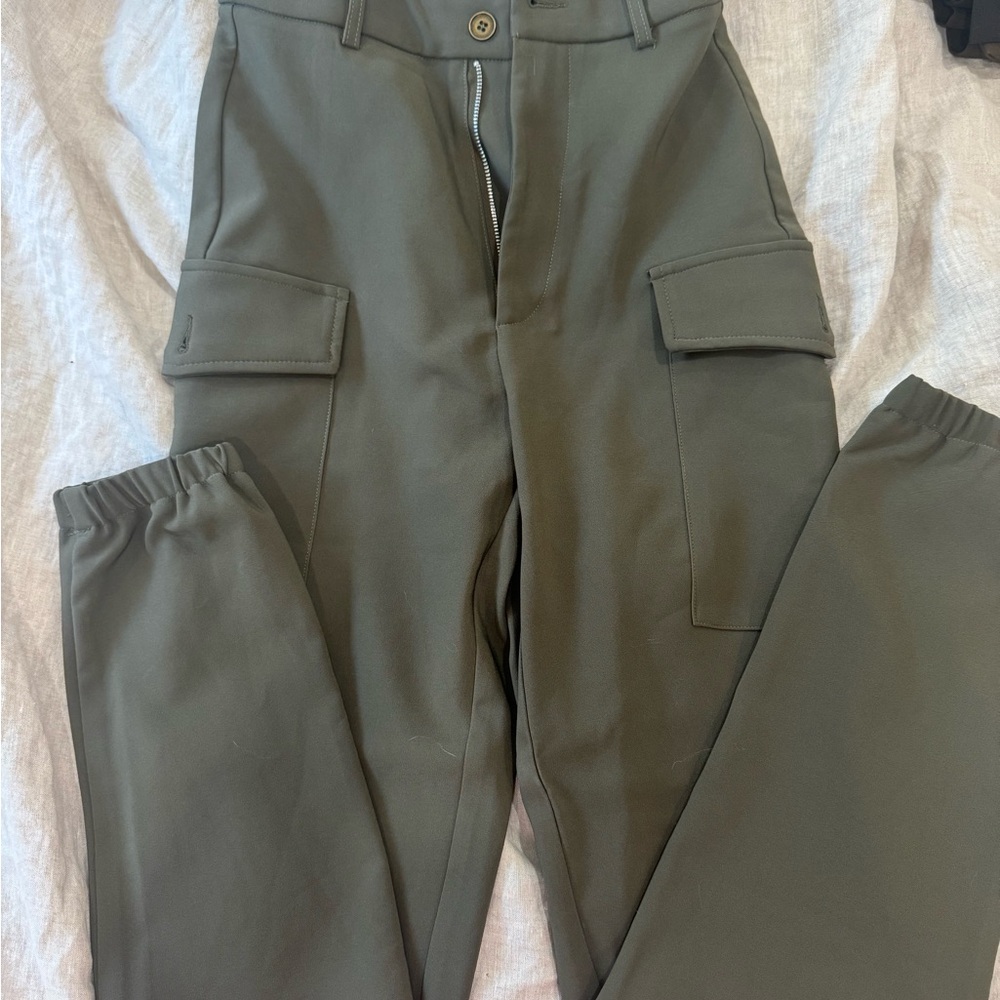 Olive Cargo Pants